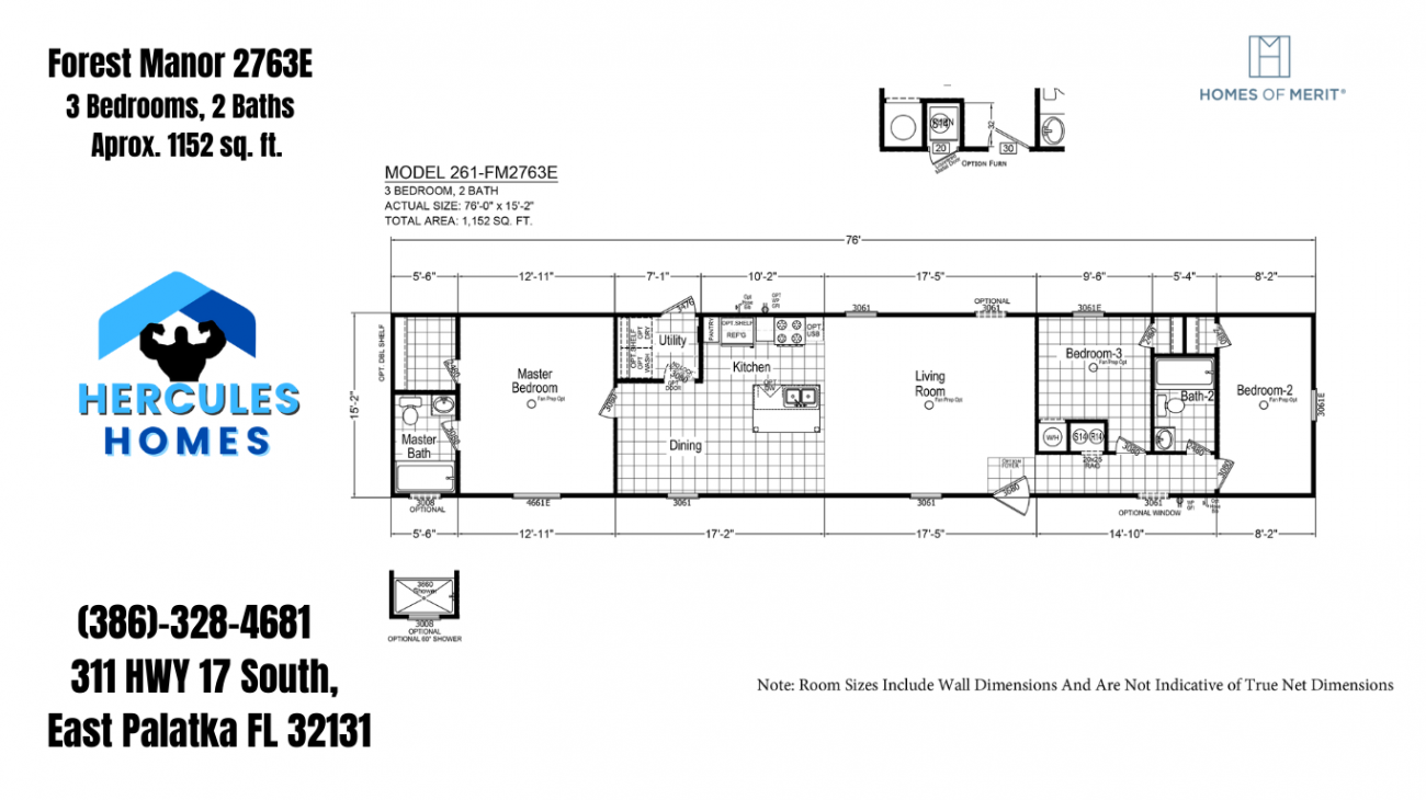 Homes Of Merit HERCULES MOBILE HOMES